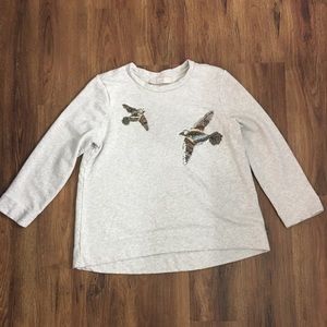 Loft beautiful beaded sweater